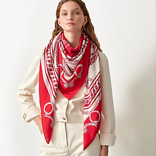 Hermes clearance scarf red